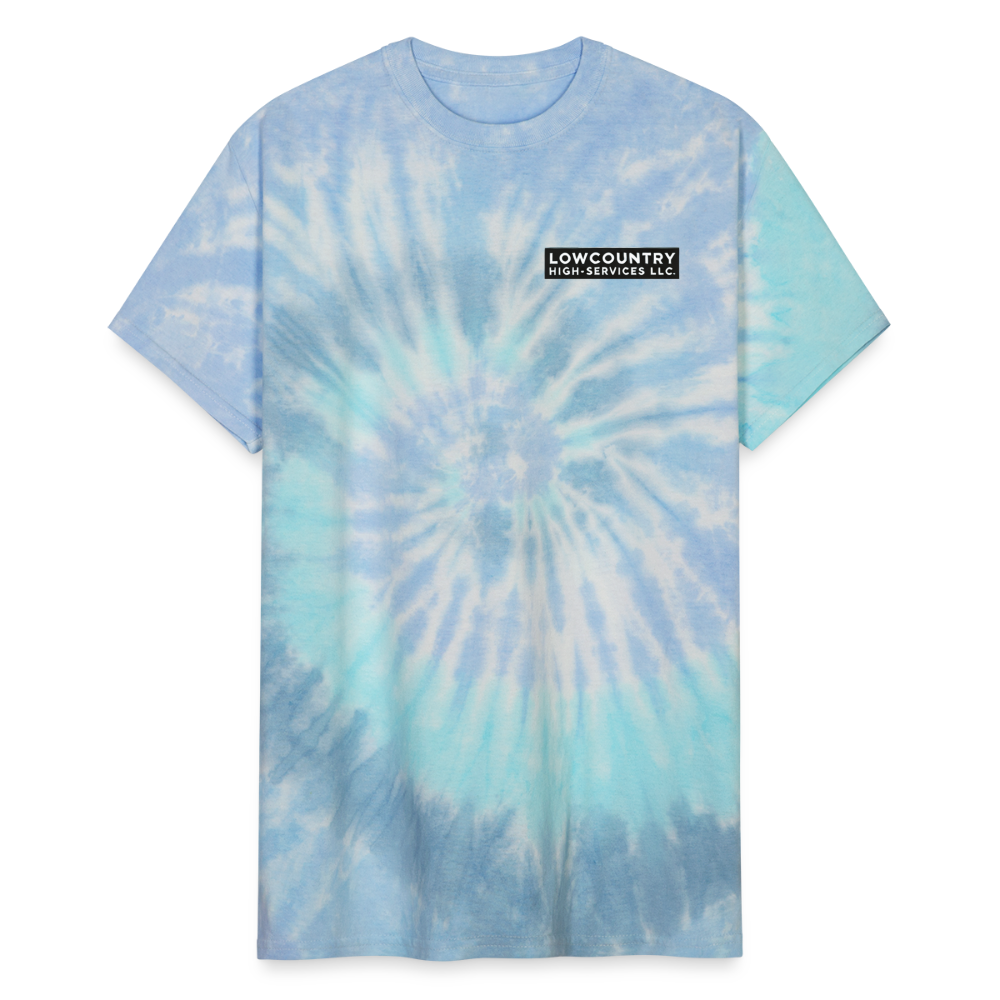 Lowcountry High-Services - Tie-Dye T-Shirt - blue lagoon