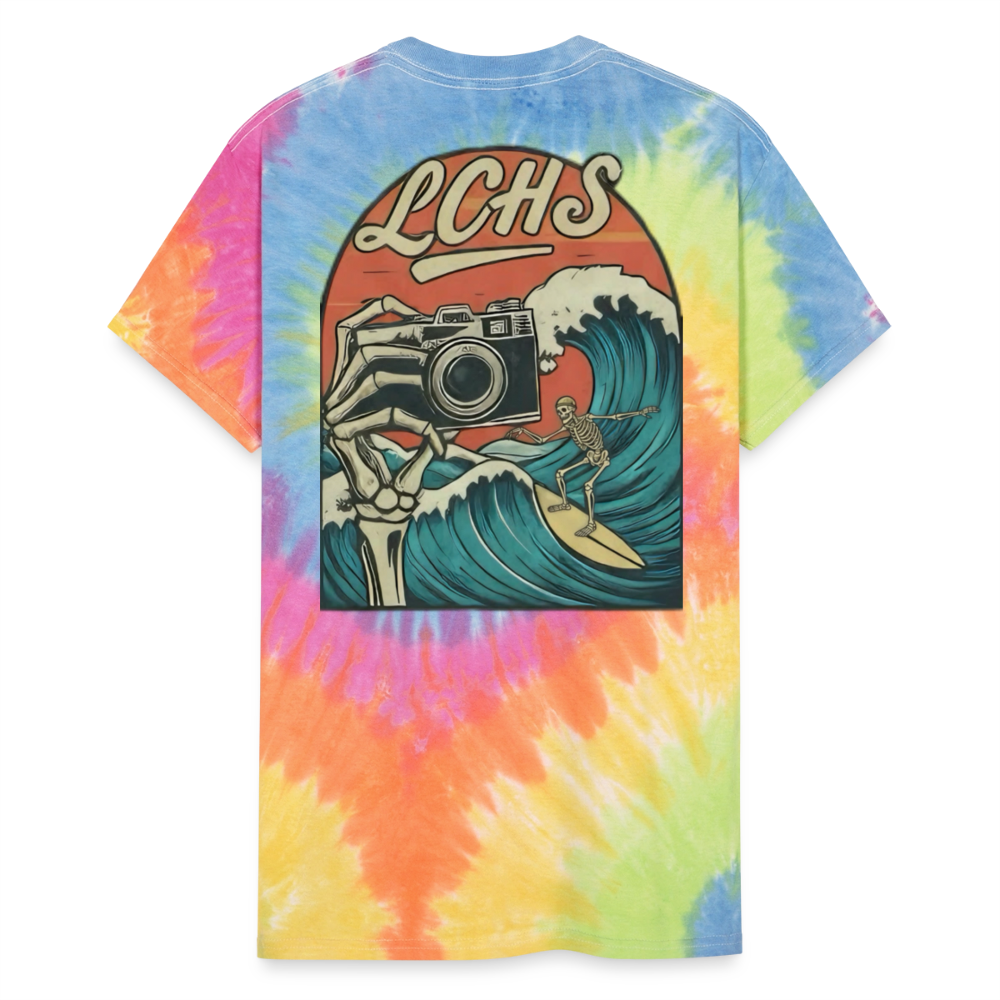 LCHS Unisex Tie Dye T-Shirt - rainbow