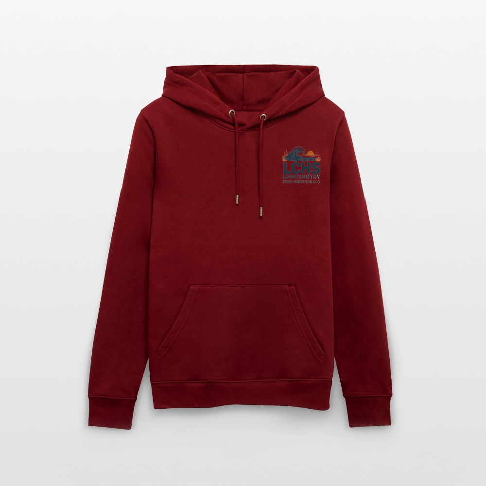 LCHS Organic Hoodie - burgundy