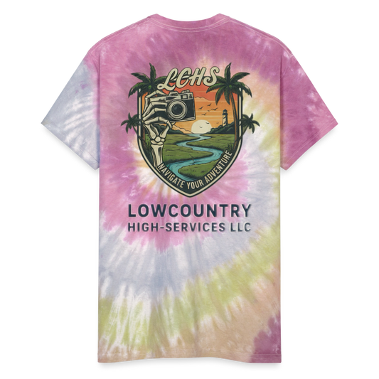 Unisex Tie Dye T-Shirt - Desert Rose