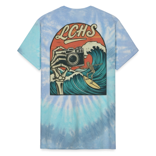 LCHS Unisex Tie Dye T-Shirt - blue lagoon