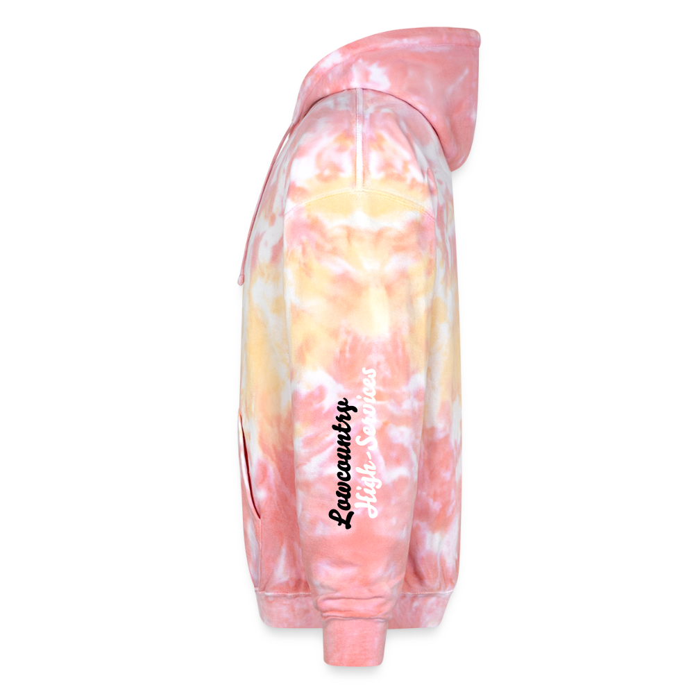 Lowcountry High-Services LLC - Adult Tie Dye Hoodie - funnel cake