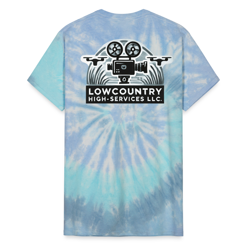 Lowcountry High-Services - Tie-Dye T-Shirt - blue lagoon