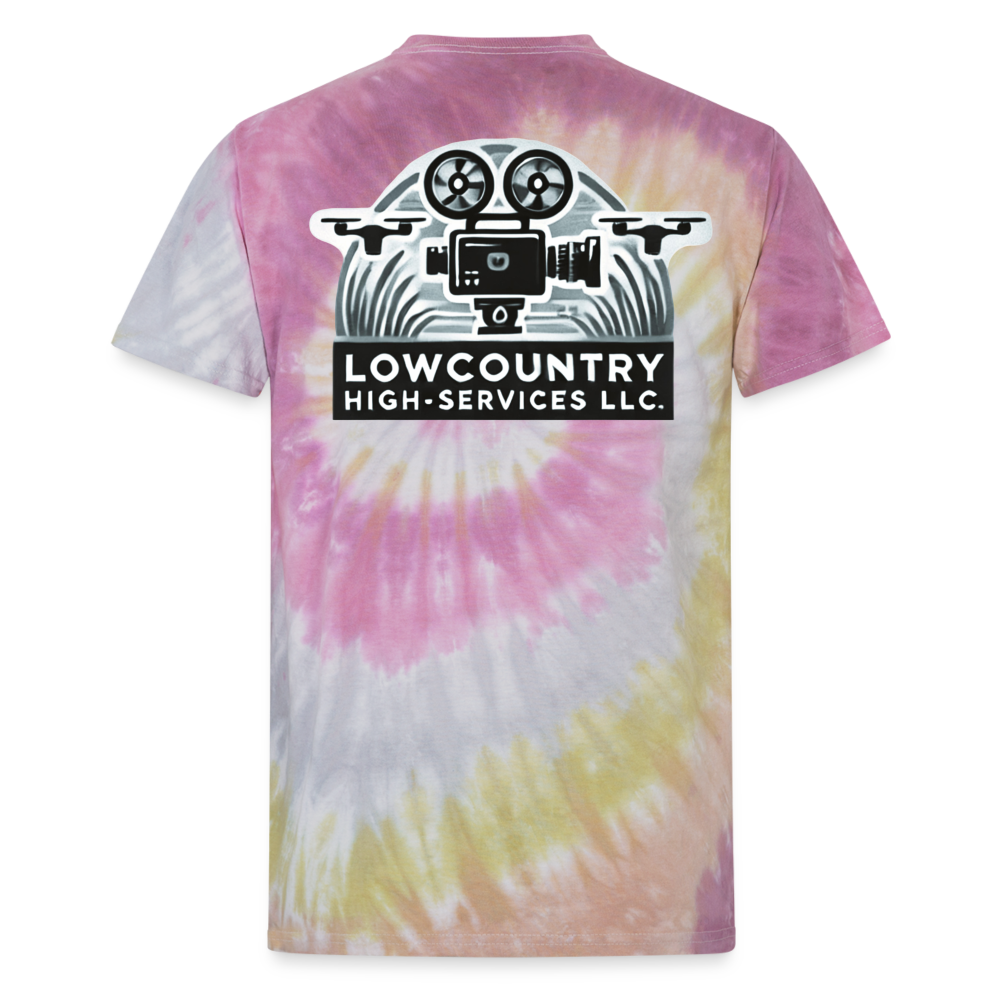 Lowcountry High-Services - Tie-Dye T-Shirt - Desert Rose