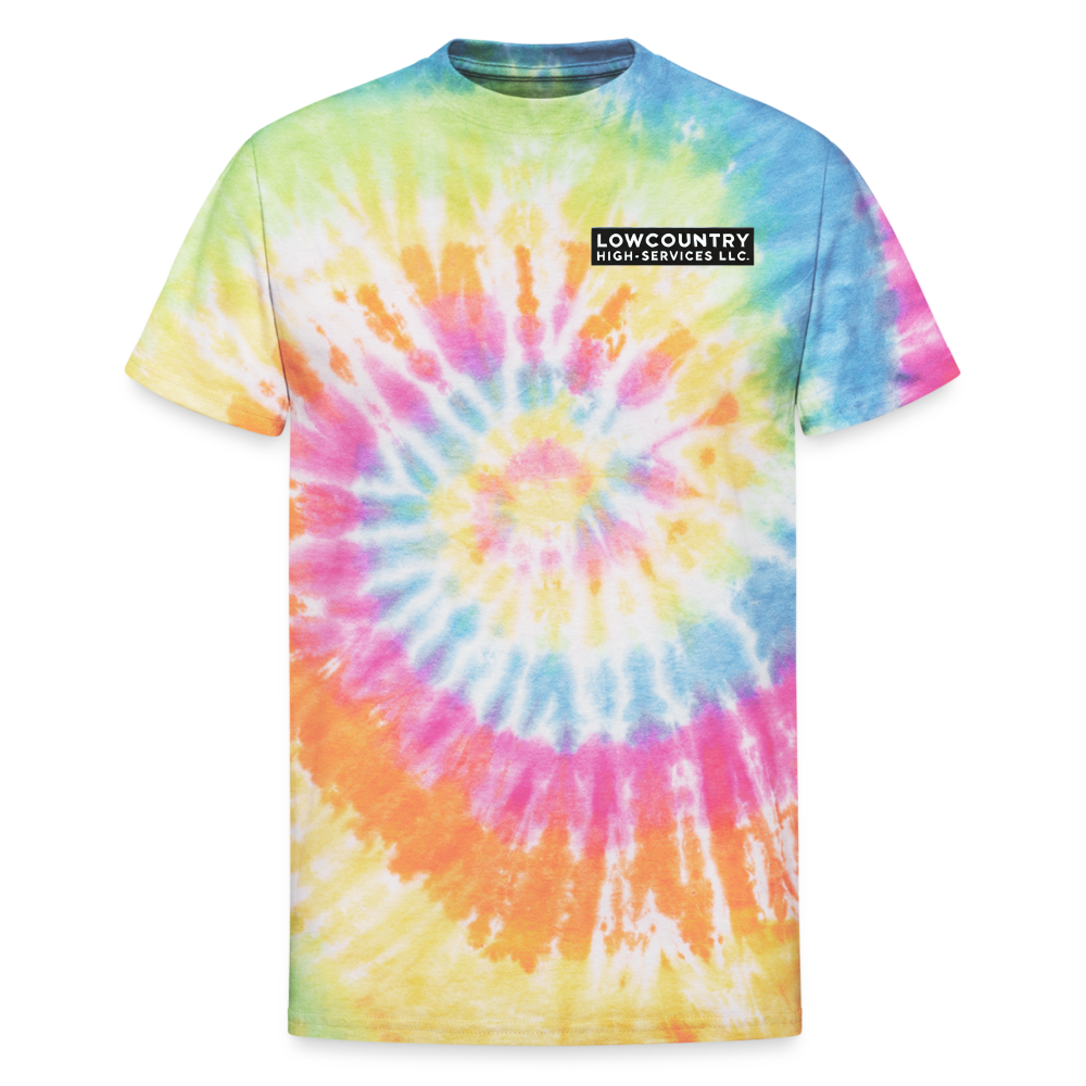 Lowcountry High-Services - Tie-Dye T-Shirt - rainbow
