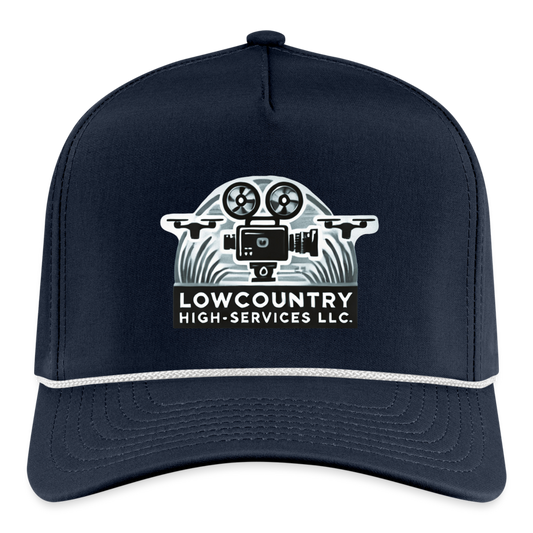 Lowcountry High-Services LLC - Rope Cap - navy/white