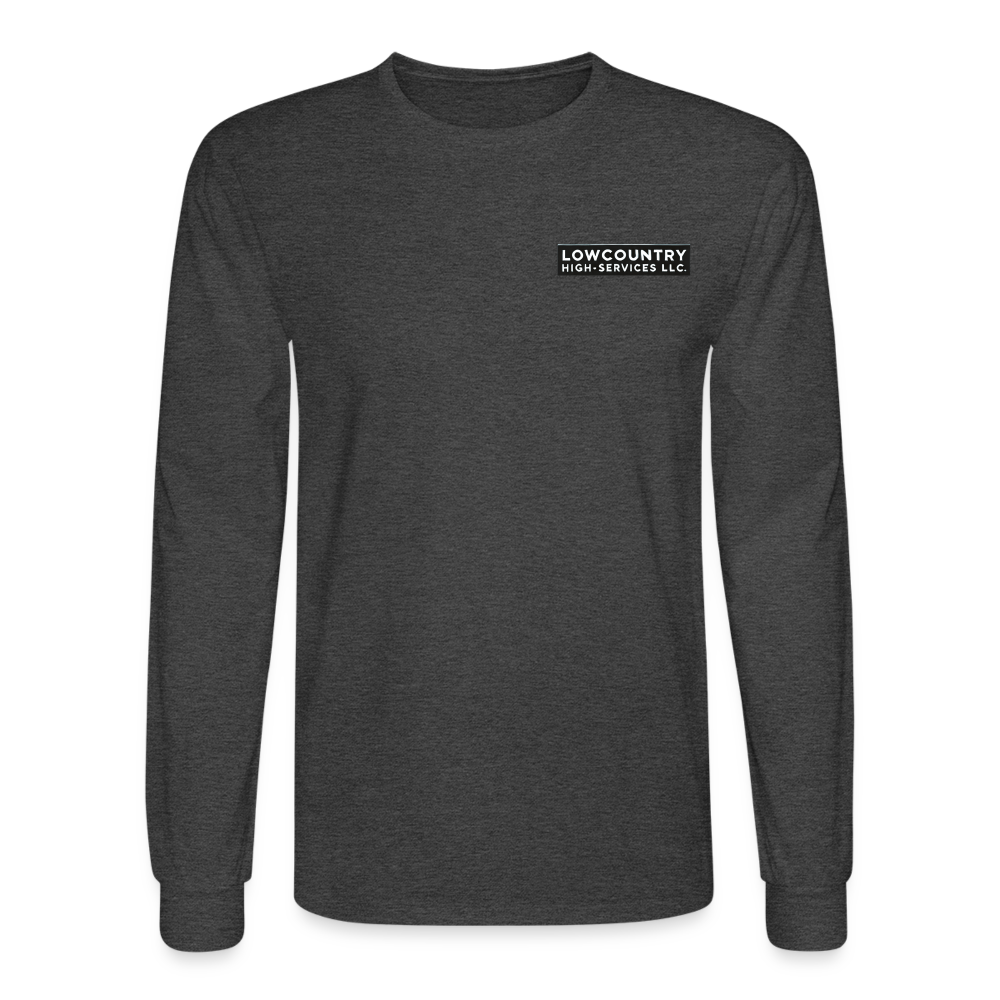 Men's Long Sleeve T-Shirt #2 - Lowcountry High-Services LLC - heather black