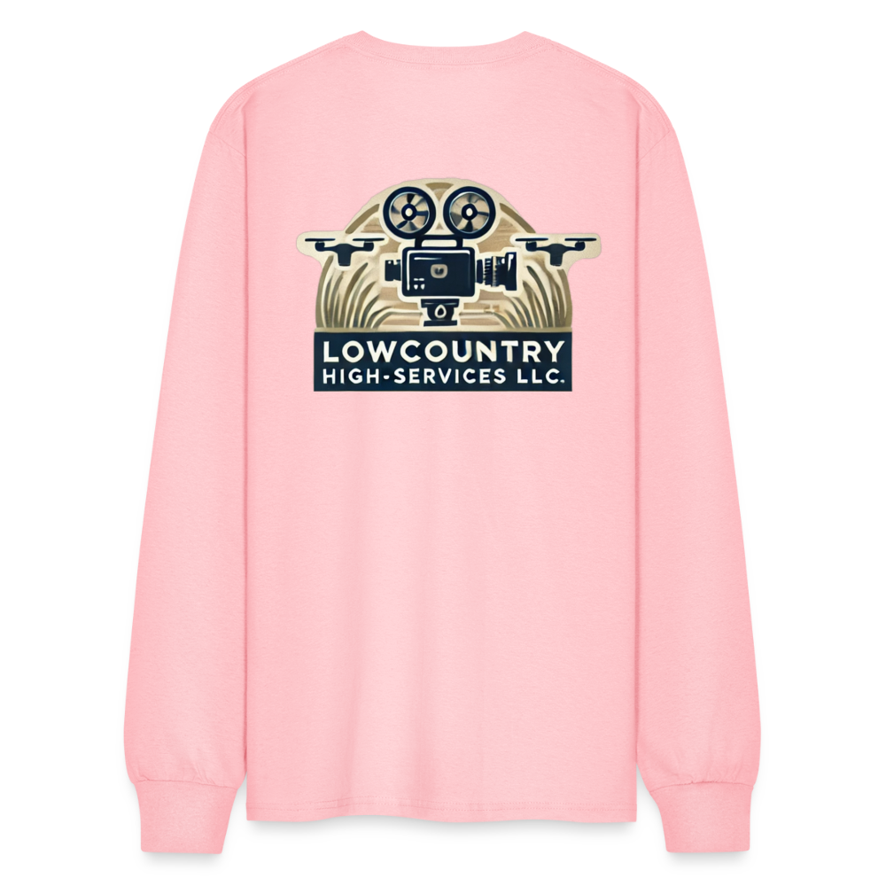 Men's Long Sleeve T-Shirt #2 - Lowcountry High-Services LLC - pink
