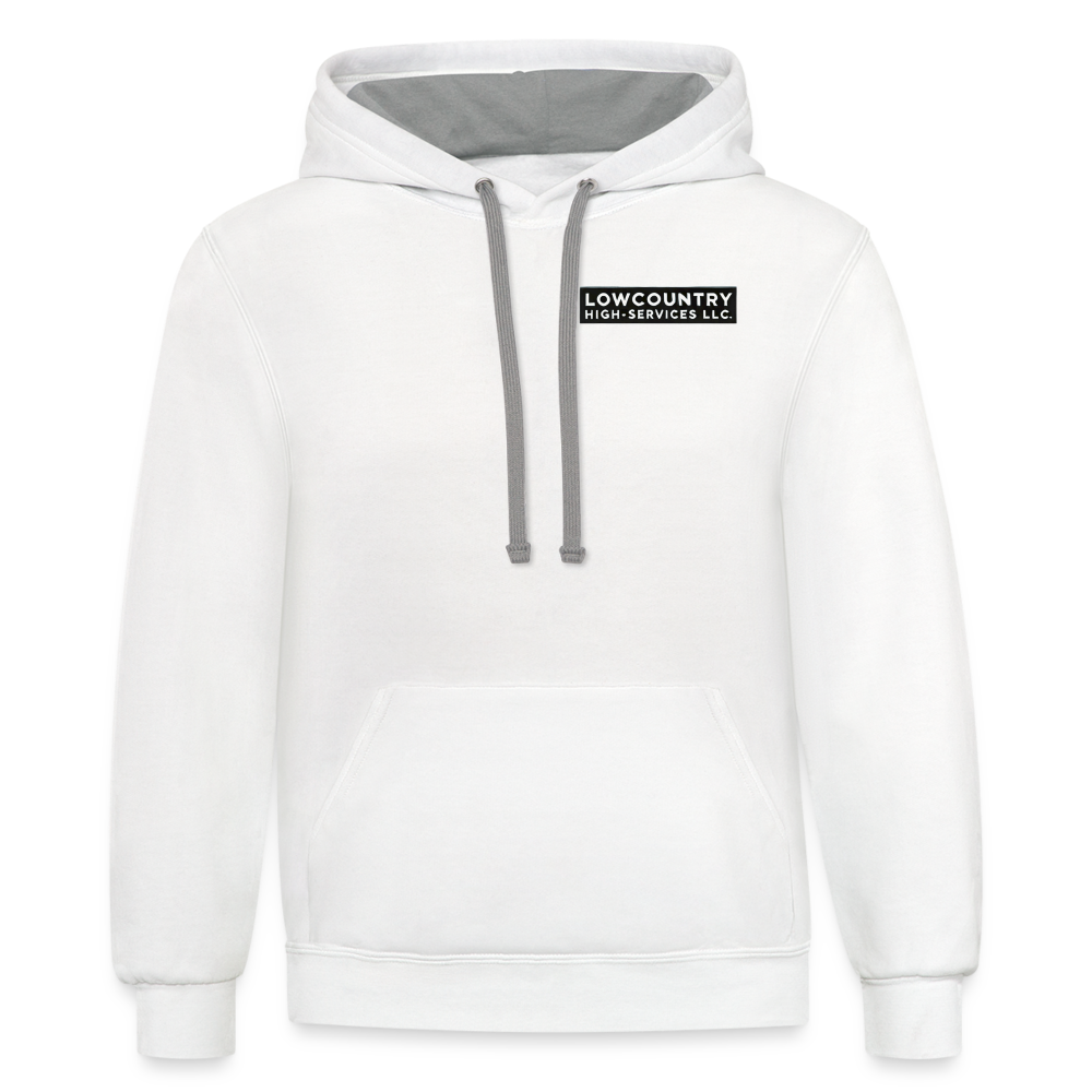Lowcountry High-Services LLC - Hoodie - white/gray