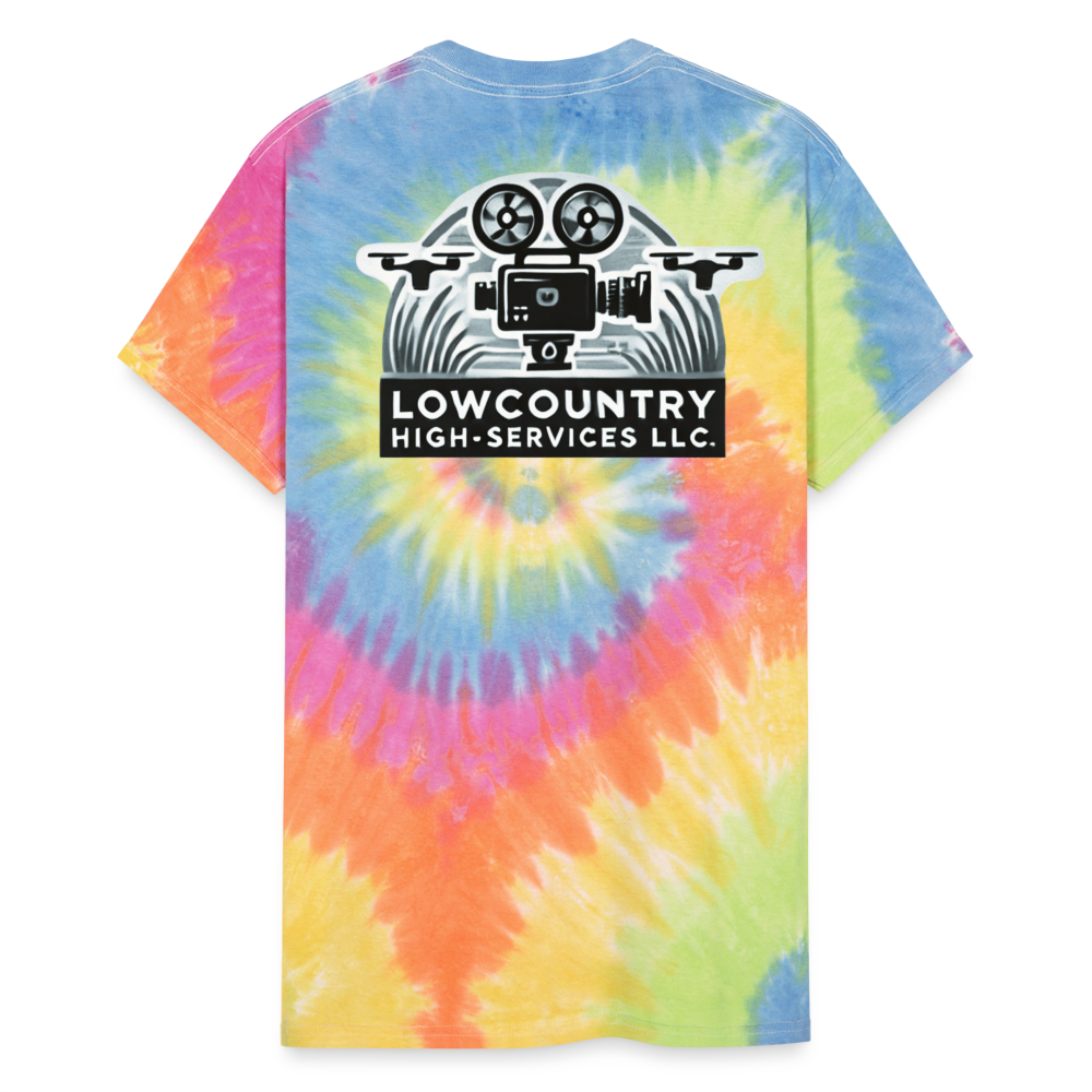 Lowcountry High-Services - Tie-Dye T-Shirt - rainbow