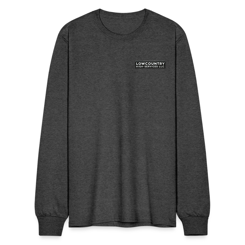 Men's Long Sleeve T-Shirt #2 - Lowcountry High-Services LLC - heather black