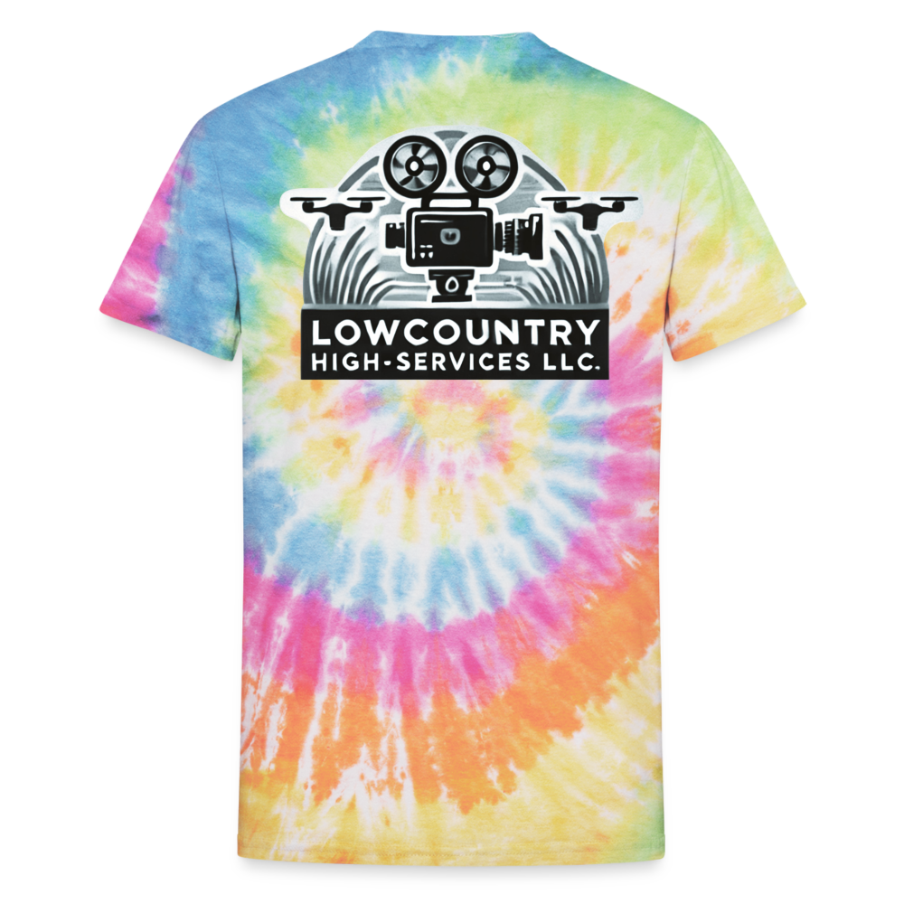 Lowcountry High-Services - Tie-Dye T-Shirt - rainbow