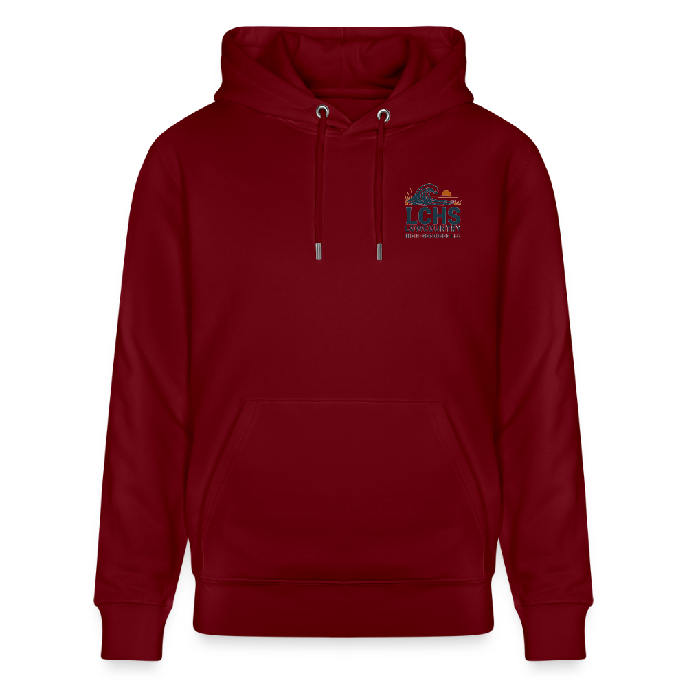LCHS Organic Hoodie - burgundy